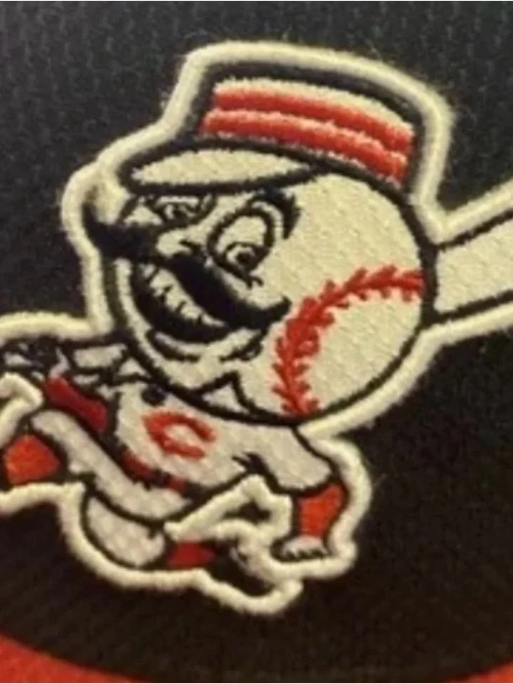 New Era 59Fifty ~ Cincinnati Reds Batting Practice Fitted Hat~ Mr. Red Mascot